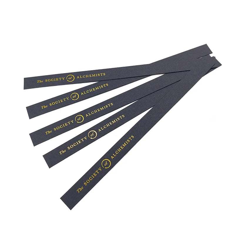 High-End Original Design Emboss Logo Perfume Tester Strips