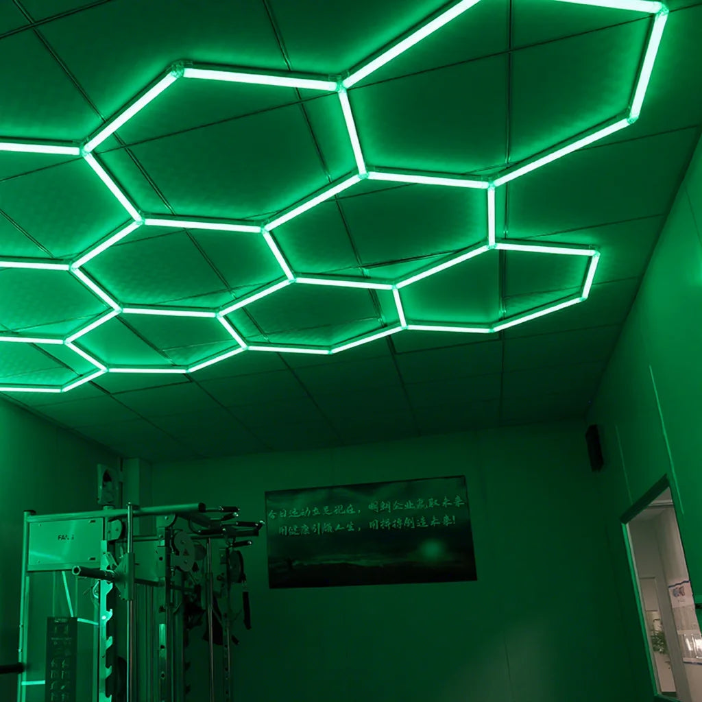 Special Effect Hexagon Lighting Rgb Stage Light Multiform Remote Control Assembled for Gym&Barber MegaBDM