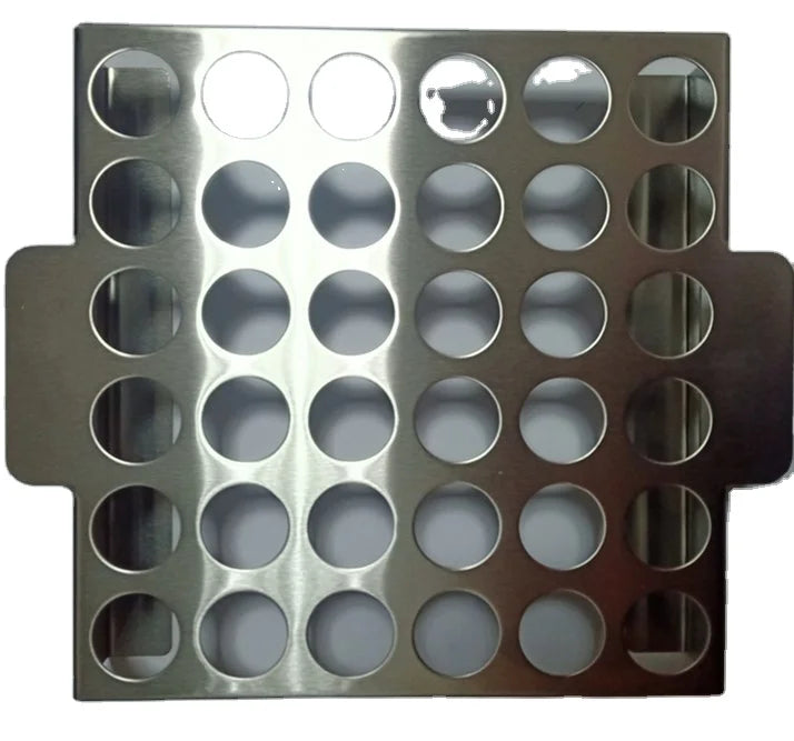 430 Stainless Steel Rectangular Chili Pepper Roasting Rack With 36 Holes for Pepper Cooking With Corner