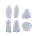 YS Creative Atmosphere Light Bulb Silicone Candle Mold Crystal Resin Mould DIY Home Decoration Crafts Making Tools Factory Made