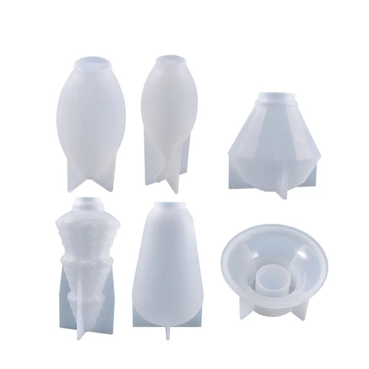 YS Creative Atmosphere Light Bulb Silicone Candle Mold Crystal Resin Mould DIY Home Decoration Crafts Making Tools Factory Made