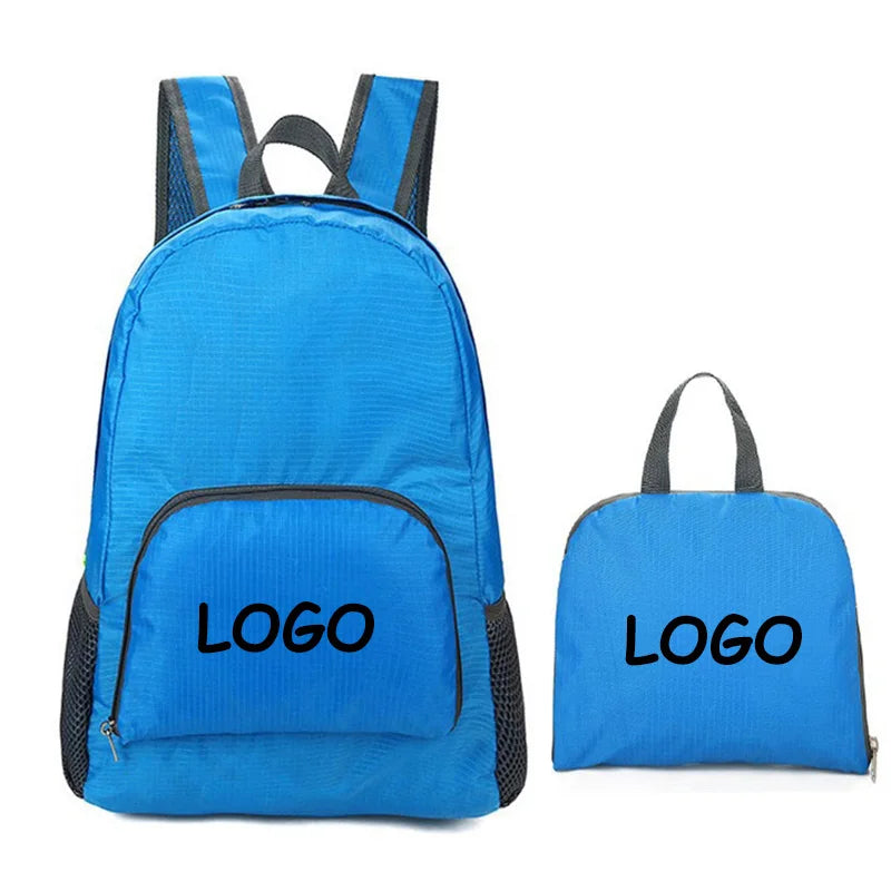 Shoulders Bag Custom LOGO Waterproof 35L Casual Sports Hiking Travel Foldable Backpacks