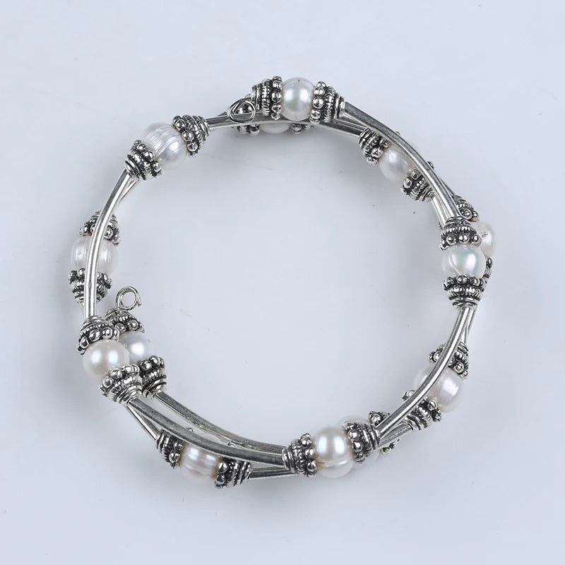 Zhuji Wholesale Pearl Natural Color Potato Freshwater Pearl Bracelet