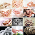 Baby Diamond Painting Heart Rose Flower Wall Painting Full Drill Embroidery Round & Square Diamond Painting Kit