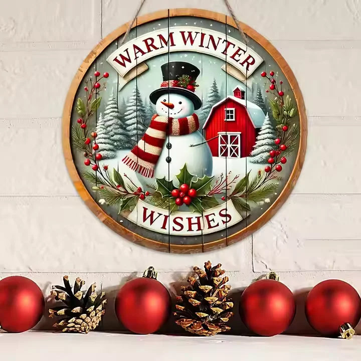 Humorous Creative Quirky Wooden Hanging Signs Christmas Tree Decorations-Factory Wholesale