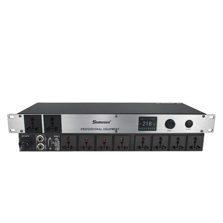 Sinbosen Professional Audio Karaoke Sound System AS-01 8+2 Channels Power Sequence Controller
