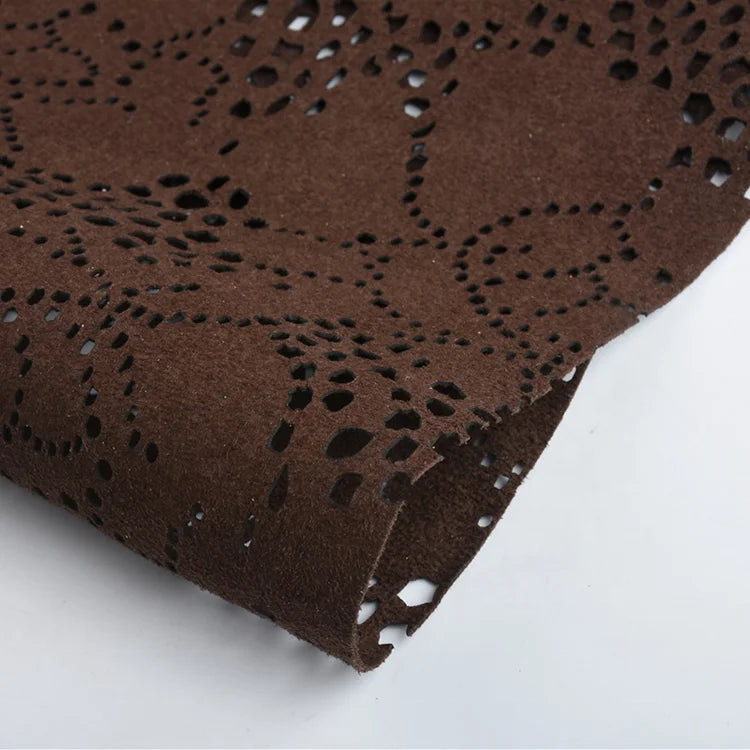 0.4mm-2.0mm Suede Leather Microfiber Fabric Perforated Faux Leather for Car Seats Sofas Furniture Clothing Shoes-for Bags PU