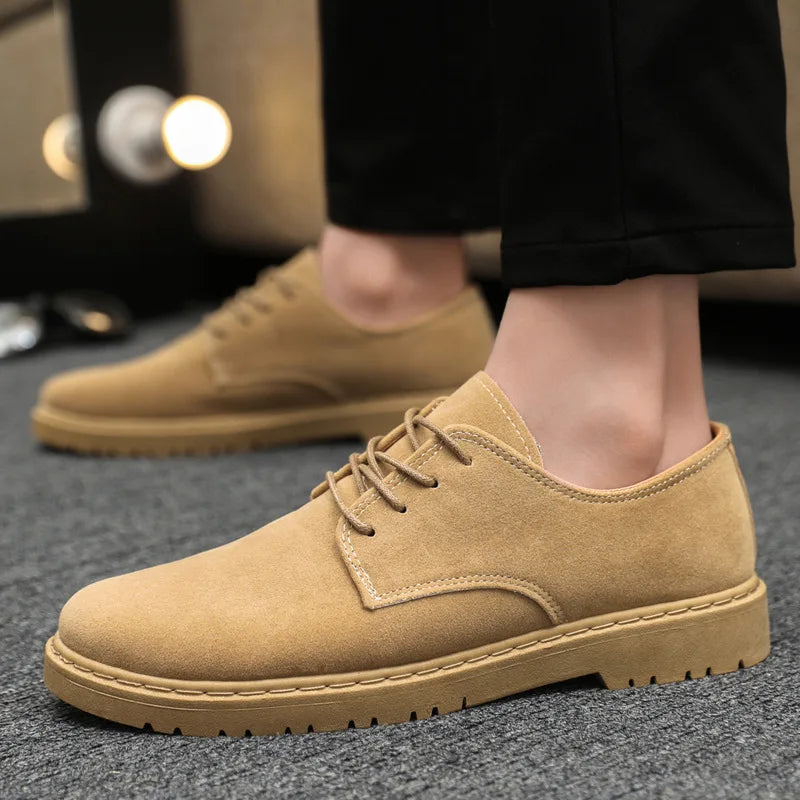 Manufacturers Shoes Men Slip on Loafers Dress Shoes Suede Leather Formal Driving Shoe
