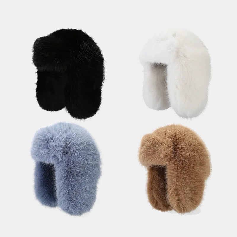 New Soft Reinforced Cold Trooper Hat Ear protection Winter Ski Plush Winter Trooper Hat