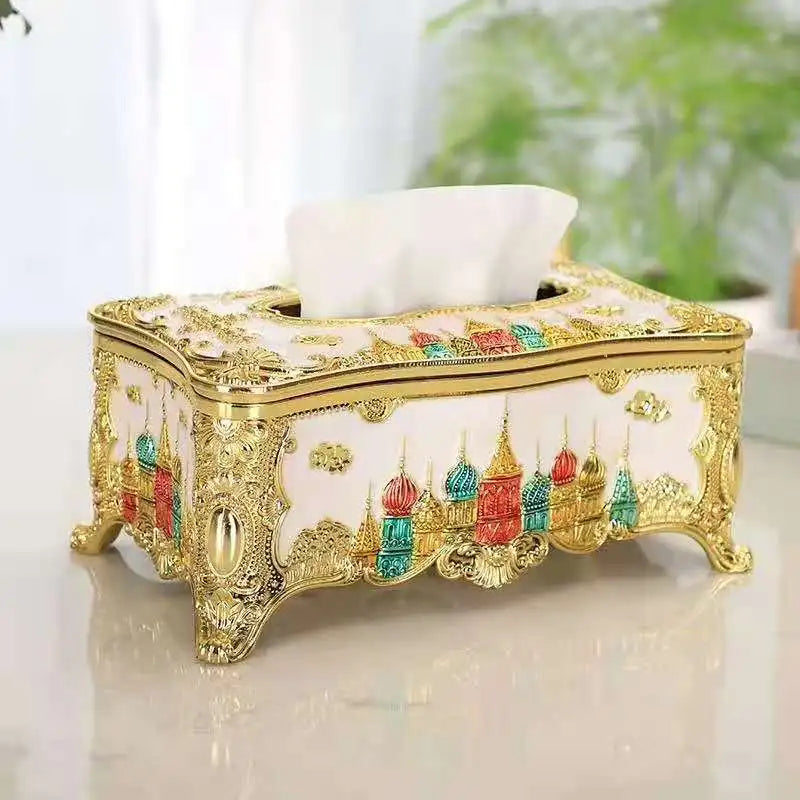 2026 Hot Sale Dining Room Storage Box Plastic Tissue Napkin Holder for Home Decoration for Bedroom Paper Storage