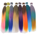 Pre Stretched Jumbo Easy Braid Hair Extensions Braiding Yaki  Hair 26inch Synthetic Hair