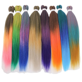 Pre Stretched Jumbo Easy Braid Hair Extensions Braiding Yaki Hair 26inch Synthetic Hair