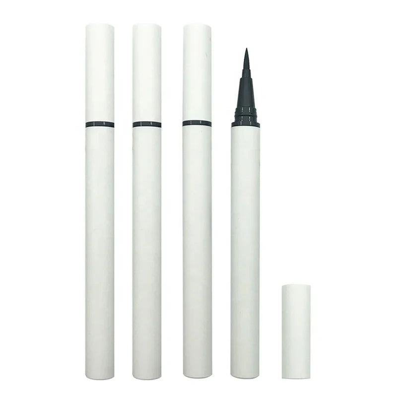 2025 New White Mineral Waterproof Liquid Eyeliner Pen with Long-lasting Quick-Dry Formula Private Label Glue for Makeup