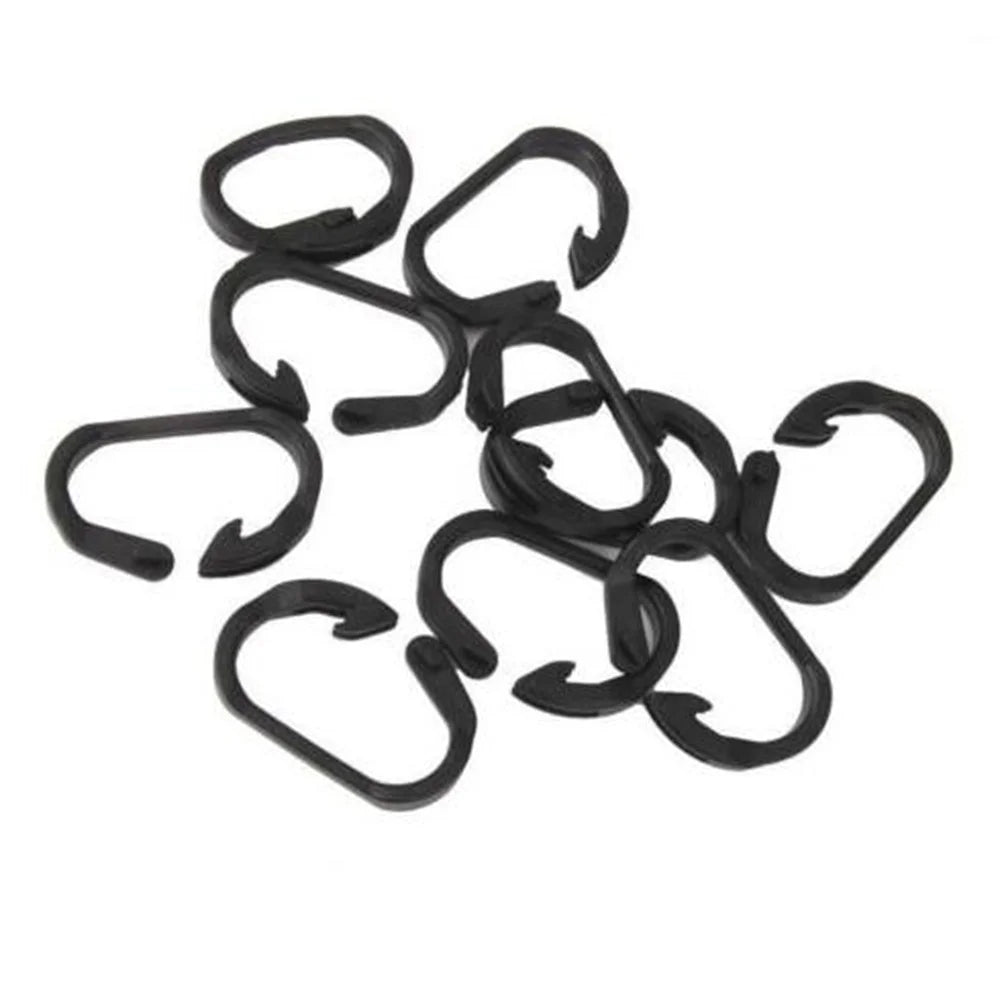 Black Plastic C Hook for Agricultural Shade Net Woven Cherry Double s Hooks