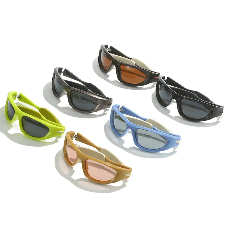 2024 New Polarized Sports Glasses for Men 5012 Quality Fashionable Colorful Cat Eye Riding Sunglasses for Women