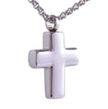 Promotion Classic Religious Jewelry Funeral Stainless Steel Crucifix Cross Urn Locket Necklace for Relatives' Hair and Bones