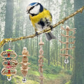 Hot Selling 8 Packs Bird Parrot Swing Chewing Toys Natural Wooden Bird Tearing Toys