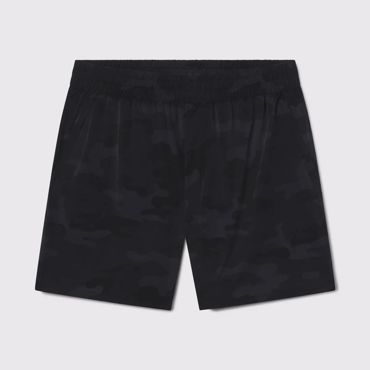Men's 7" Solid Sporty Lightweight Stretch Unlined Training Shorts with Elastic Waistband and Zippered Pockets