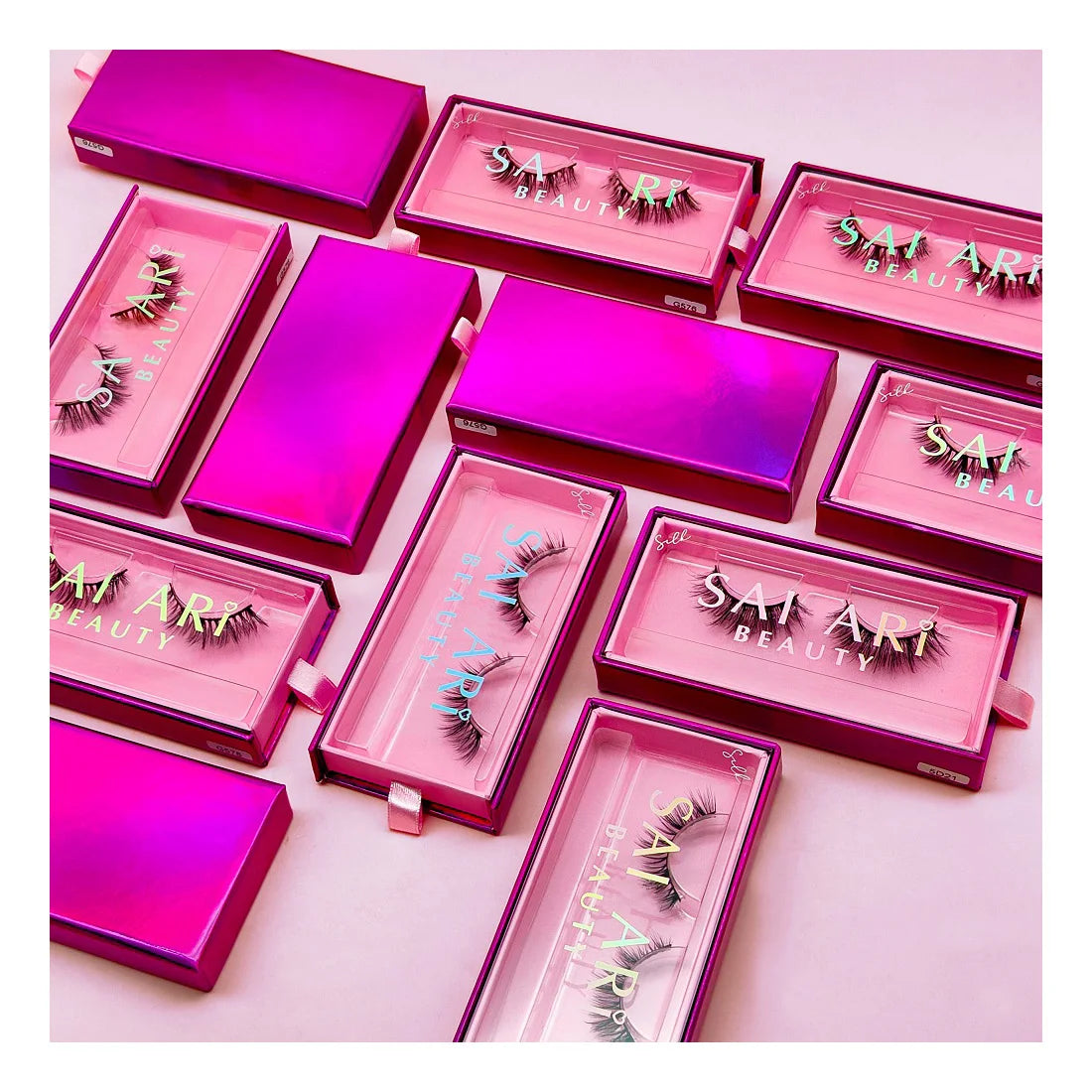 False Eyelashes Vendor Natural Curl Full Strip Eyelashes Custom Lash Box 5D Wispy False Lashes