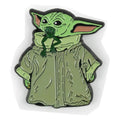 Custom the Child Collector Soft Enamel Pin Official Collectible Enamel Pin Baby Yoda Eat a Frog Lapel Pins