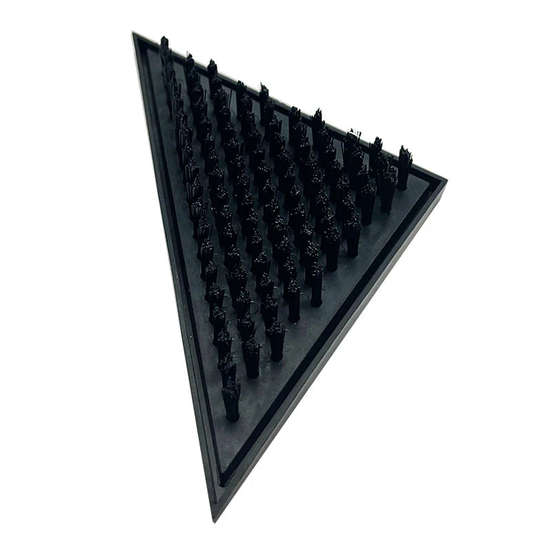 Industrial Grade Golf Cleaning Triangular Brush  or Can Be Sewn Onto Towels for Golf Club Maintenance