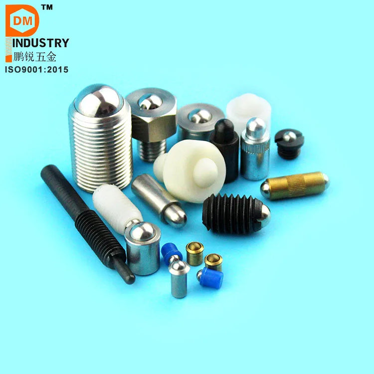 Stainless Steel Round Press Fit Ball Spring Plungers M3 M6 SS Loaded Pin Plunger