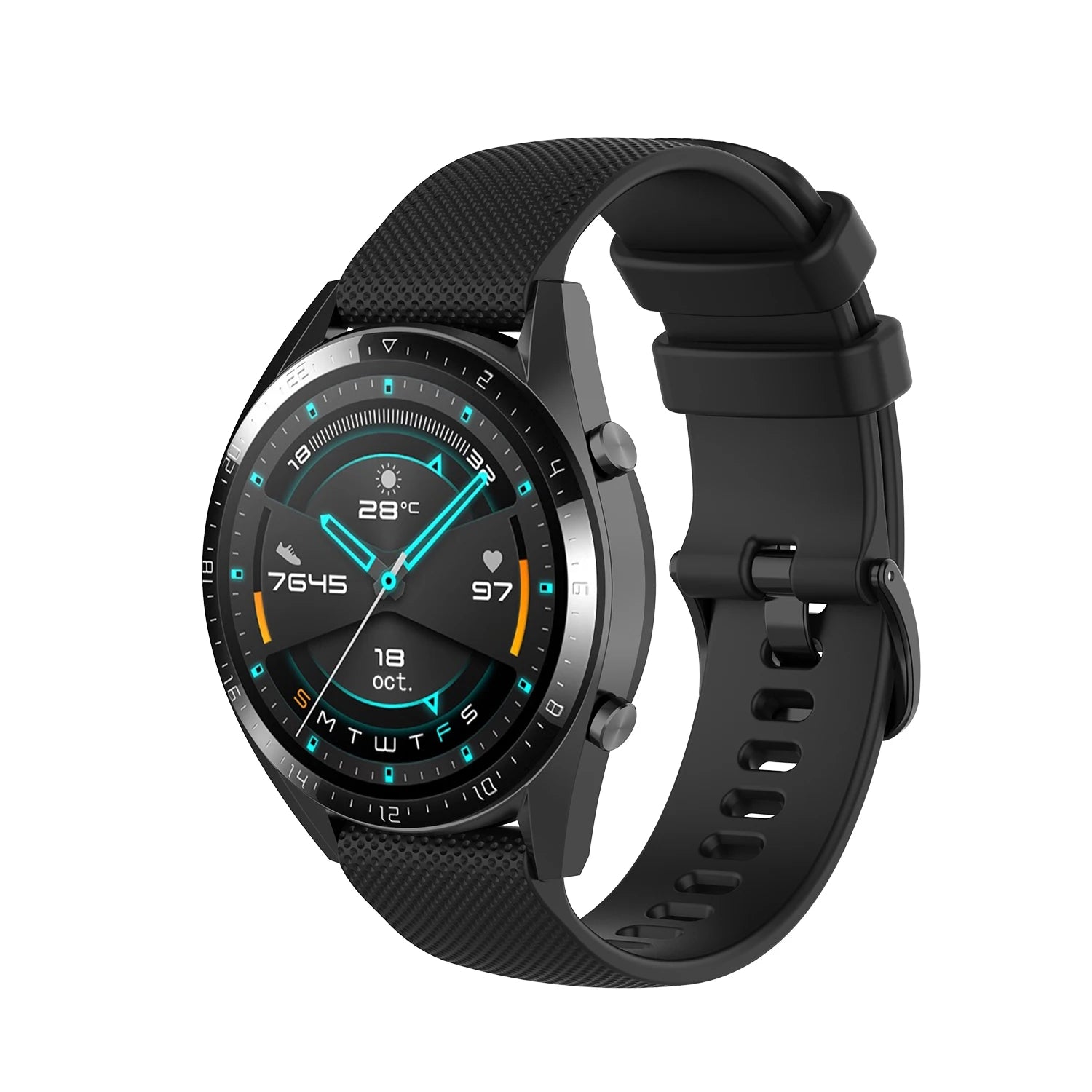 Eraysun 20mm 22mm Silicone Band for Samsung Galaxy Watch 3/46mm/42mm/active 2/46 Gear S3 Frontier/S2/Sport  Huawei GT 2/2E Strap