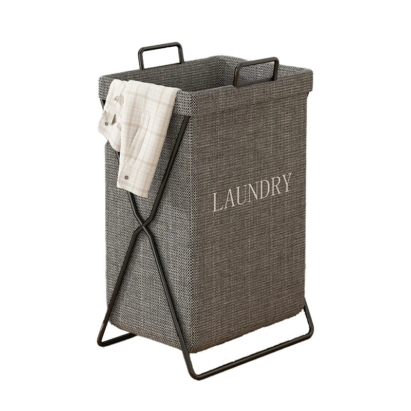 High Quality Customizable Folding Laundry Basket Waterproof Clothes Hamper for Home Storage Simple Design Fabric Material