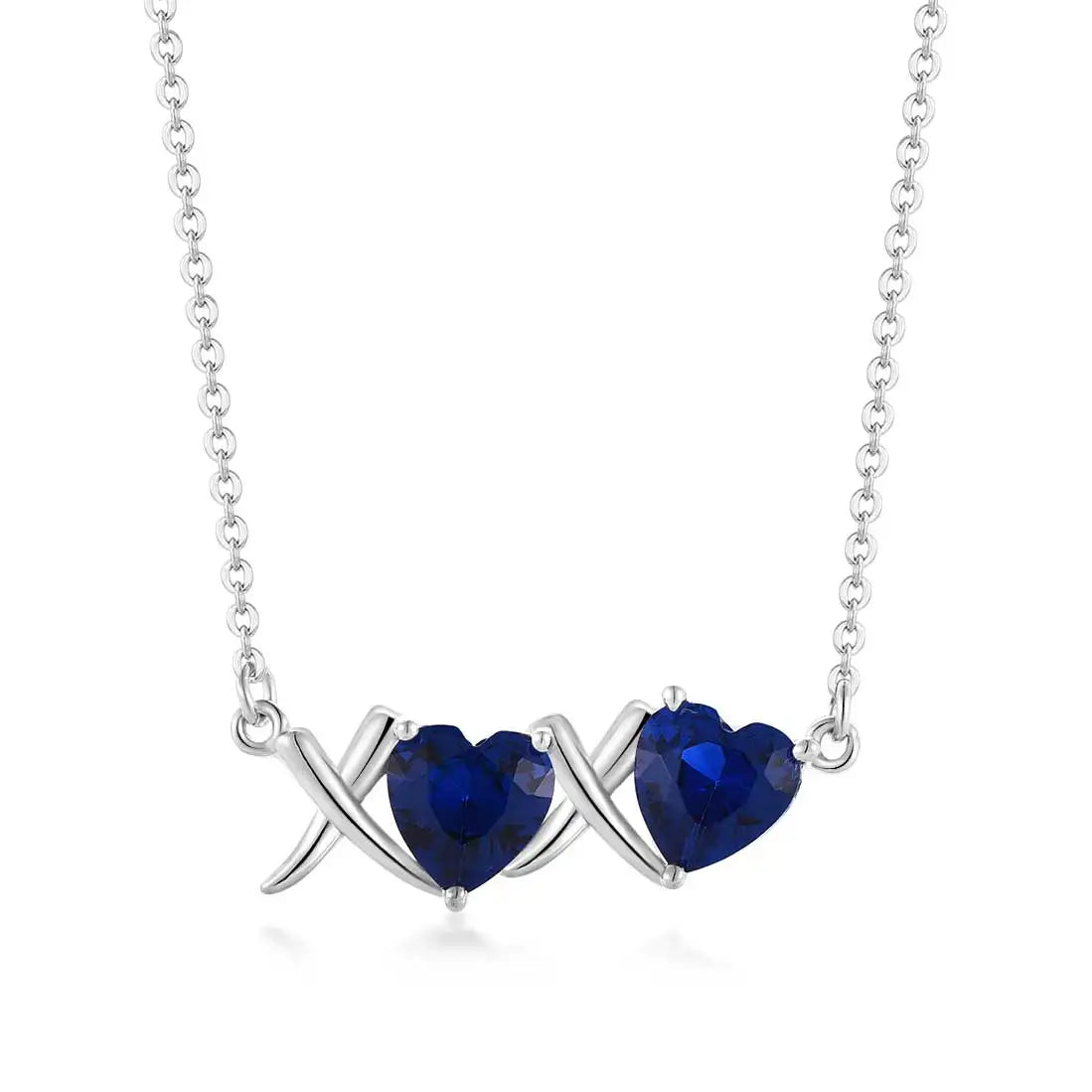 QX CUSTOM OEM Fine Jewelry Dainty 925 Silver Cubic Zircon Pendant Fashion Jewelry X Letter Necklaces for Women