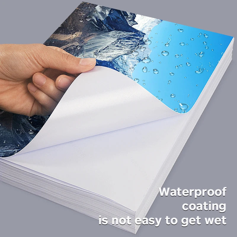 Wholesale 115g A4 Self-Adhesive Inkjet Photo Paper Glossy Matte Label Sticker Paper