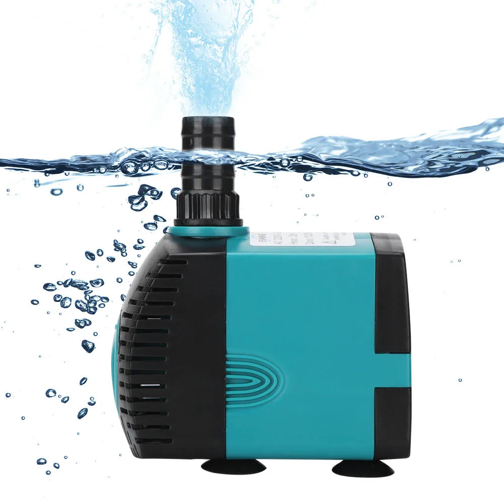 Multifunctional Eco-Friendly Plastic Aquarium Pump New Side Suction Water Cooling Air Conditioning Fish Tank Pond Submersible