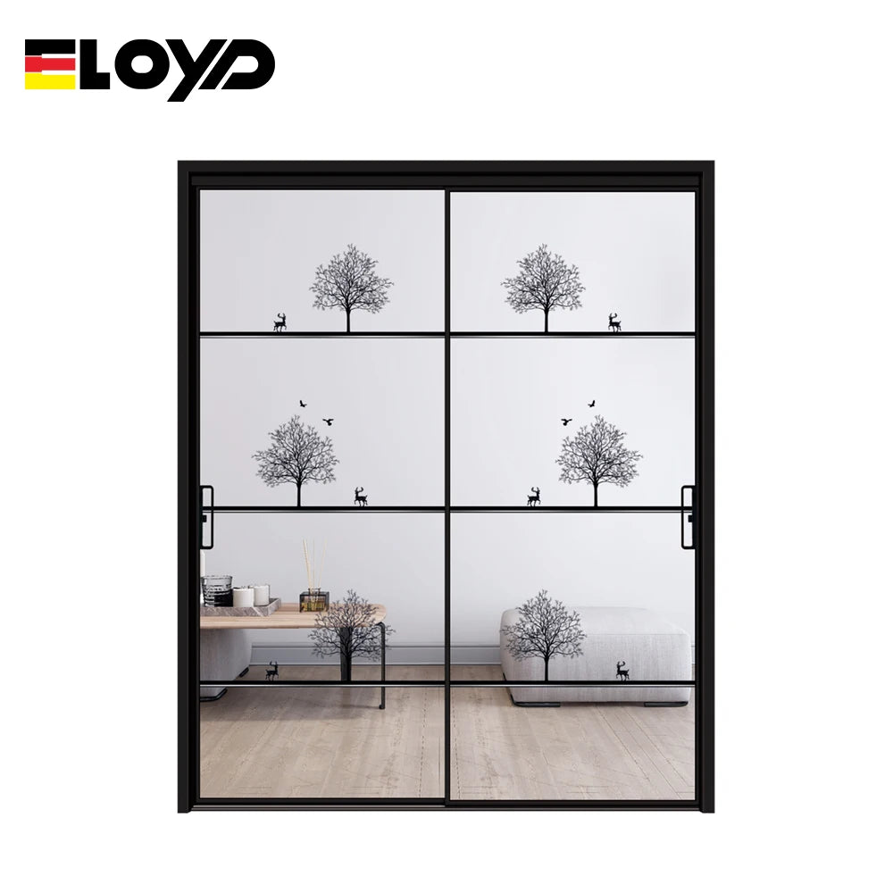 Eloyd Interior French Glass Sliders Waterproof Sliding Shower Door Cabin for Bathroom Shower Room Solution Direct China
