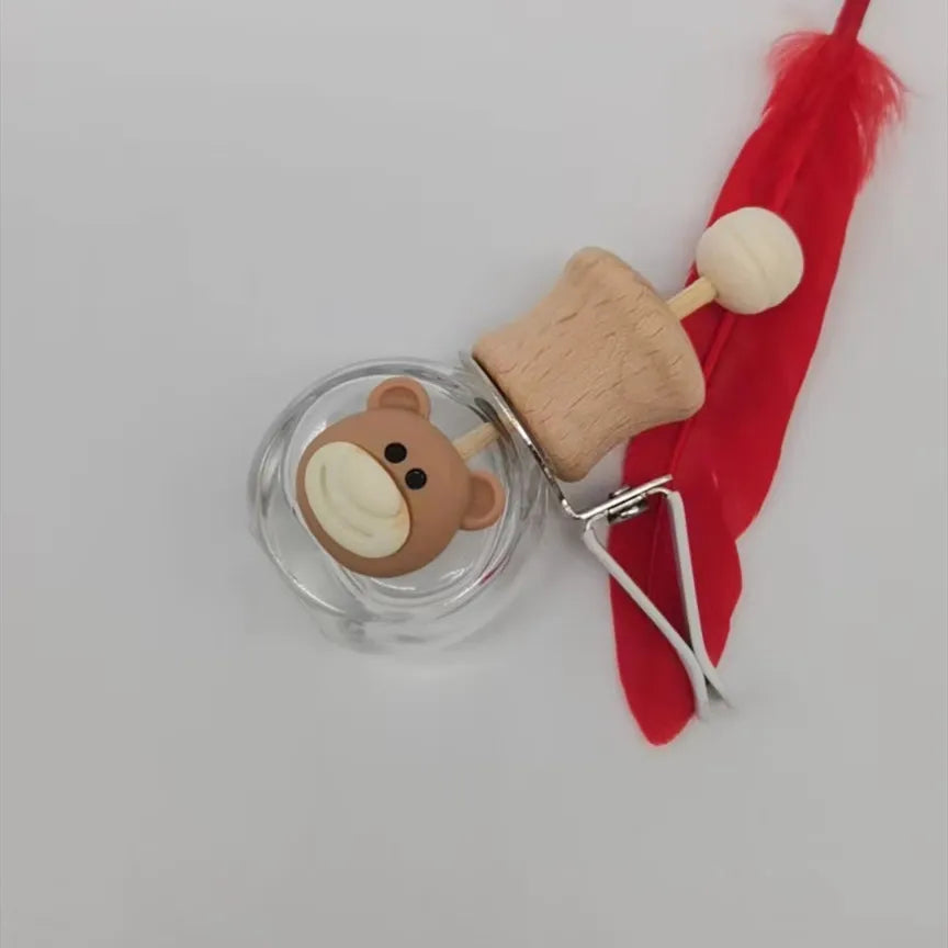 Eco-friendly 10ml Essential Oil Diffuser Bottle Clip Car air Outlet Perfume Empty Bottle Pendant Pendant