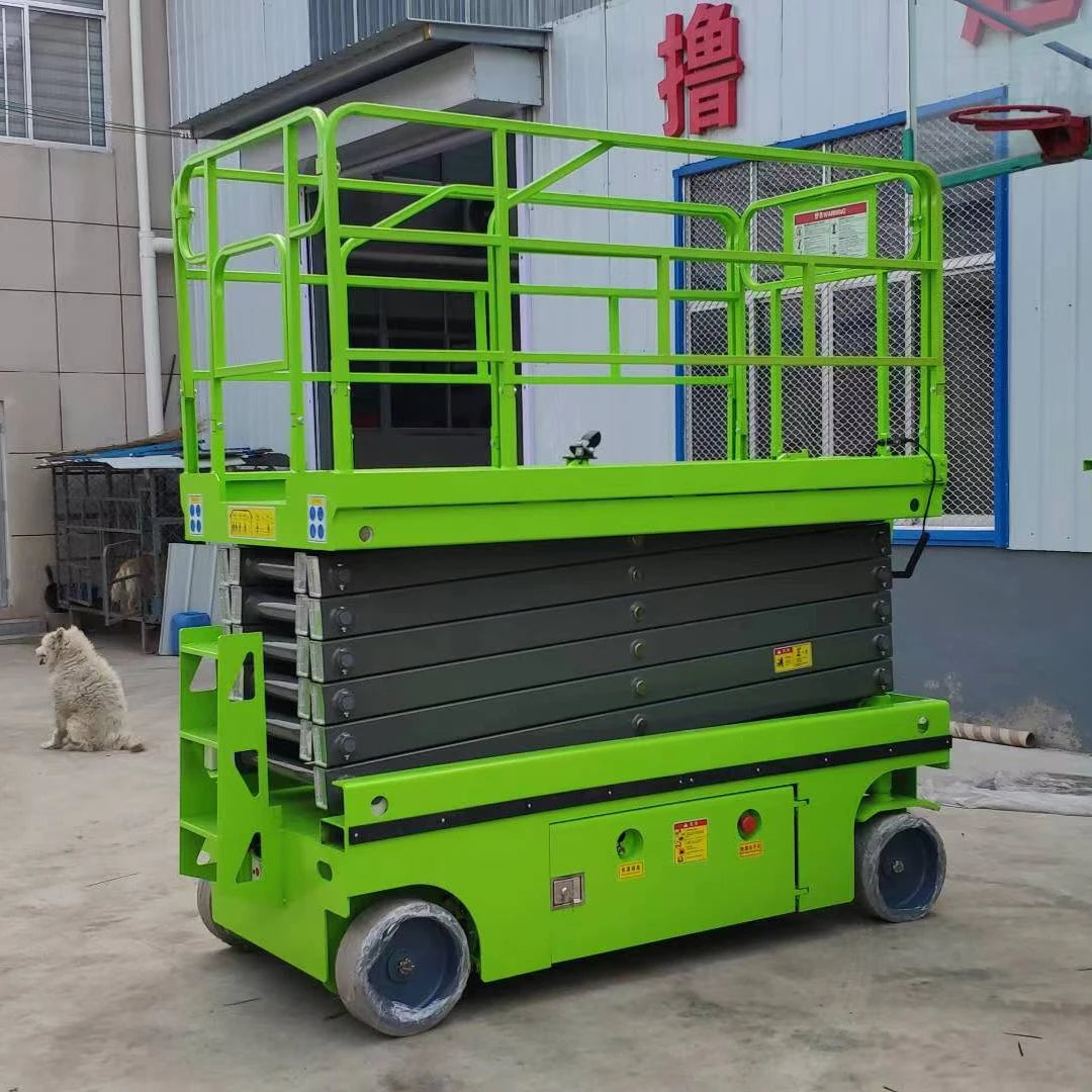 Hydraulic Cargo Elevator Warehouse Freight Scissor Lifter Platform Tracked Carrier Mini Hydraulic Lifter
