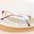 95537 Wholesale Eyewear 2026 Newest Cat Eye Metal Best Price Spectacle Frames Eyeglasses Women Anti-Blue Light Optical Frame