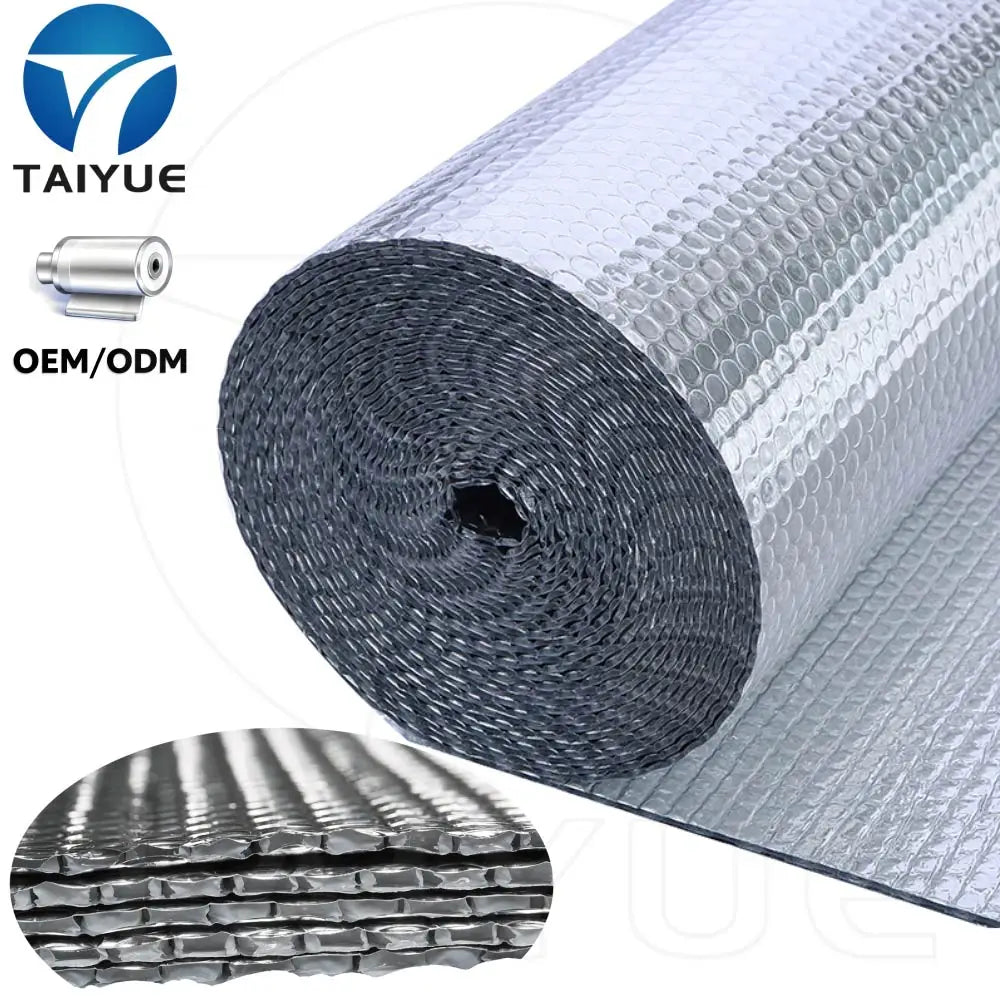 Radiant Reflective Insulating Radiator Foil Heat Insulation Sheet 95-97% Reflectivity Bubble Structure Construction Warehouse