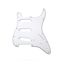 3ply White 11 Hole SSS Electric Guitar Pickguard Guitar Scratch Plate for ST Electric Guitar Parts