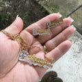 Custom Personalized Alphabet Necklace Multicolor Pendant Nameplate Gift Acrylic Name Necklace Customized