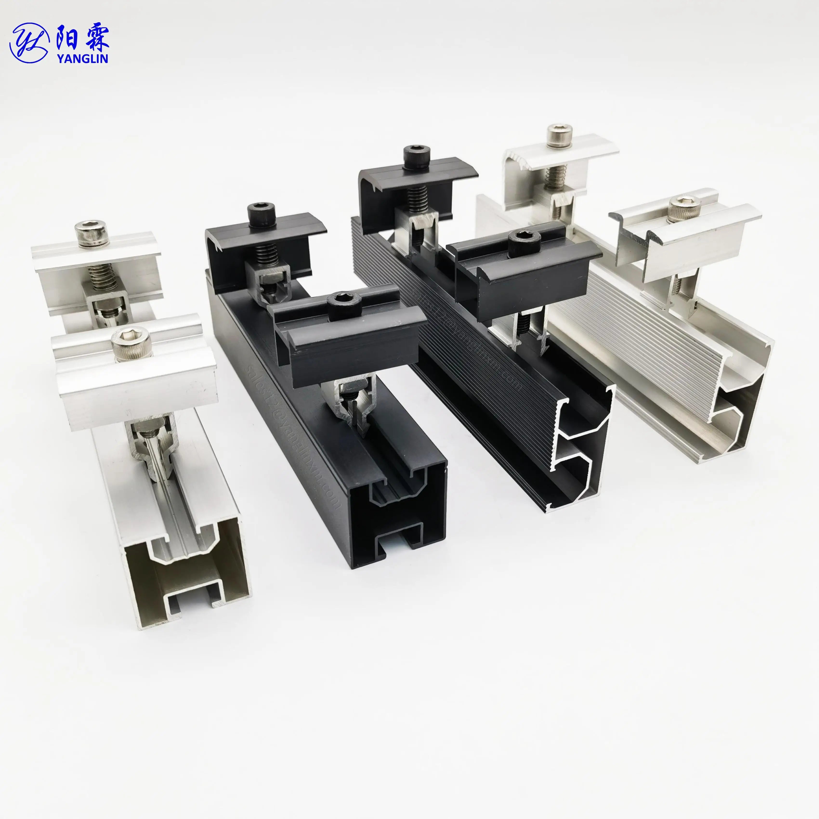 Factory Customized Solar Aluminum Rail Profile