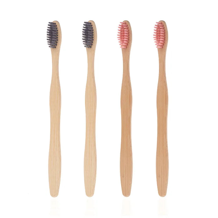 Organic Eco Friendly Bamboo Toothbrush with Customized Packing and logo for Adults