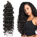 Crochet Ocean Wave Hair 20 Inch Deep Ocean Wave Braiding Hair Extensions Ocean Water Wave Crochet Braiding Hair