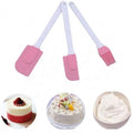 3PCS/ Set Silicone Spatula Barbeque Brush Cooking Utensil Tool Kit Heat Resistant BBQ Oil Condiment Brushes Cake Cream Scraper