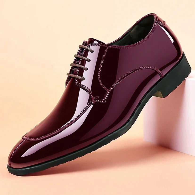 Men Formal Height Increasing Dress PU Leather Shoes for Men Versatile Casual Wedding Shoes Drop Shipping Plus Size 38-48