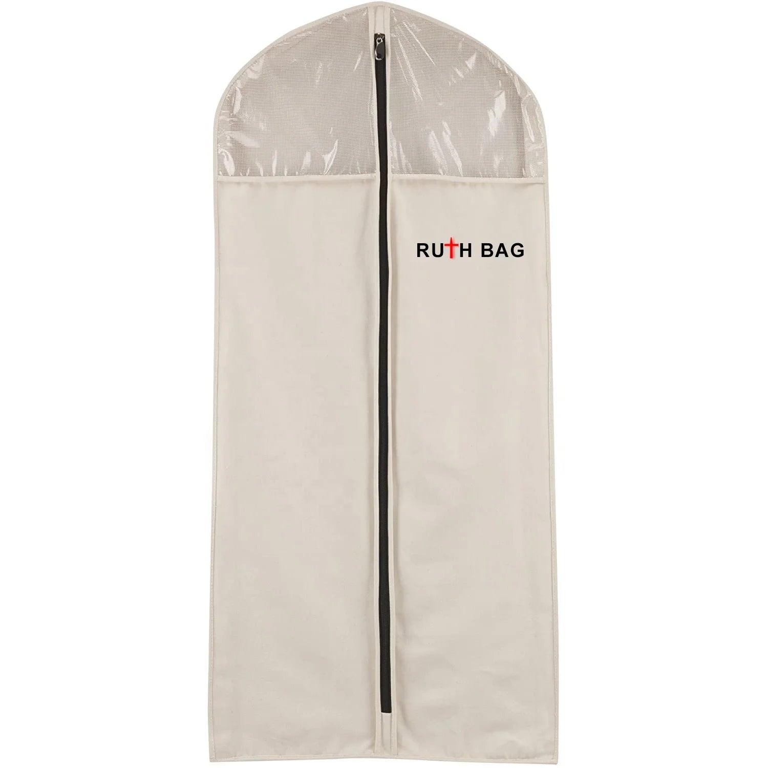 Ruthbag Cedarline Collection Fashionable Hanging Garment Bag Natural Cotton Canvas Suit Dress Protector Eco-Friendly Portable