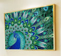 Abstract Peacock Animal Art Special Shaped Diamond 5D Diamond Painting Kits 30x40cm AB Crystal Picture Personalized DIY Gift