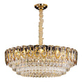 19.6'' Luxury ModernK9 Crystal Chandelier for Living Room & Hotel Elegant Indoor Decor Pendant Hanging Fixture