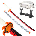 Katana Handmade Sword Real Japanese Anime Cosplay Toys Swords Zenitsu Rengoku Kyoujurou Sword Anime Hobby Collection