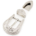 Custom Hot Sale Products 26 mm Ladies Fashion Belt Buckle Three  Pieces Zinc Alloy Pin Buckle for Women