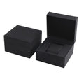 Wholesale 11.5*11*7.3CM Watch Box Custom Logo Luxury Black PU Leather Watch Box
