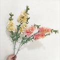 Stock Charming Faux Silk Thistle Flowers Artificial Thistle Flower for Home Wedding Decoration